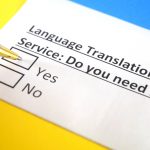 Language translation service: Do you need it? on a paper