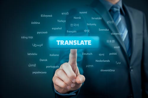 translate button English